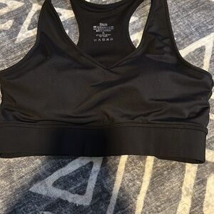 Zenana xl black  Sports Bra